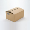 Cajas de cartón ondulado marrón impresas para exportación
